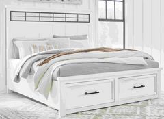 Signature Design by Ashley® Ashbryn White Queen Storage Panel Bed