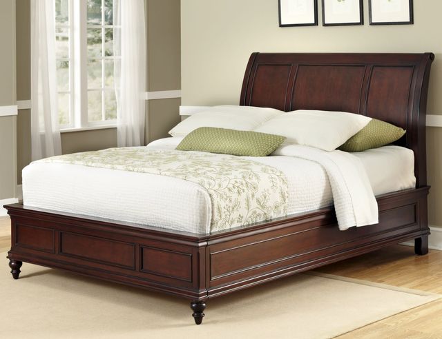 homestyles® Lafayette Brown King Sleigh Bed-0