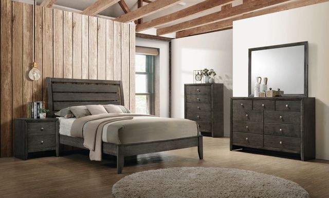 Coaster® Serenity Mod Grey Queen Panel Bed 5