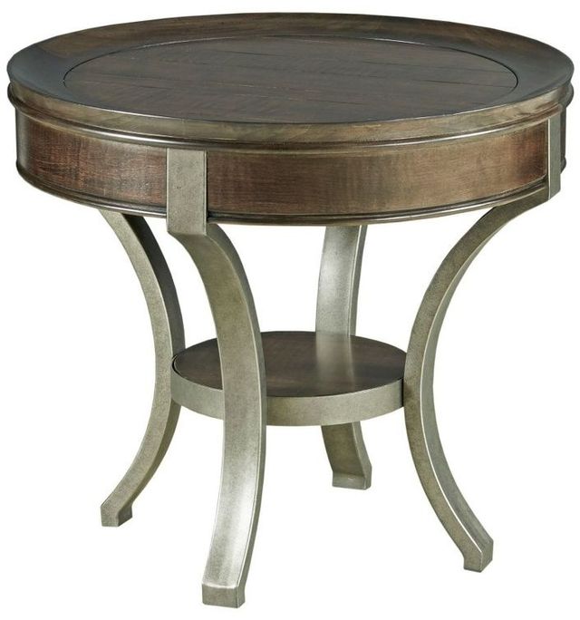 Hammary® Sunset Valley Brown Round End Table 0