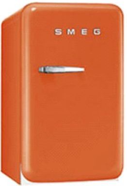 Smeg 50's Retro Style Aesthetic 1.5 Cu. Ft. Orange Compact Refrigerator 0