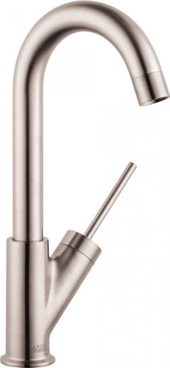 AXOR Starck Steel Optic Bar Faucet, 1.5 GPM