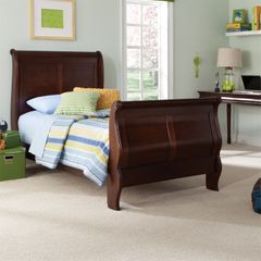 Liberty Furniture Carriage Court Mahogany Stain Twin Sleigh Youth Bed-709-YBR-TSL