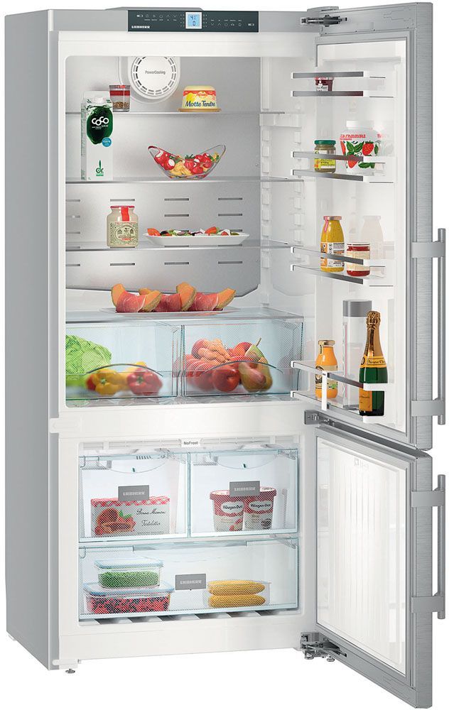 Liebherr 12.8 Cu. Ft. Stainless Steel Bottom Freezer Refrigerator 3