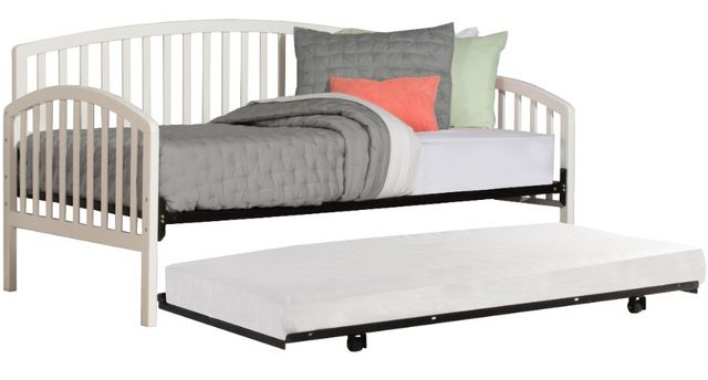 Hillsdale Furniture Carolina White Twin Daybed with Trundle-0