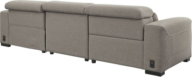 Signature Design by Ashley® Mabton Gray 3-Piece Reclining Sectional-1