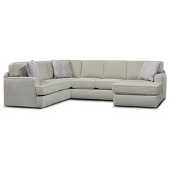 England Furniture Rouse Griffin Platinum 3-Piece Sectional Sofa