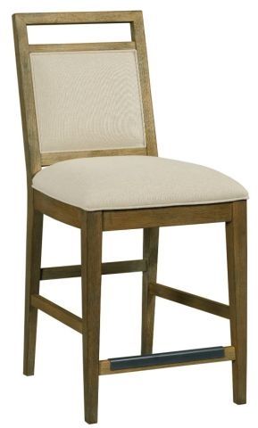 Kincaid® The Nook Brushed Oak Counter Height Upholstered Chair