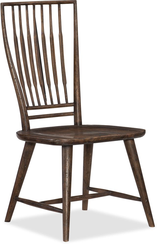 Hooker® Furniture Roslyn County Brown Spindle Back Side Chair 0