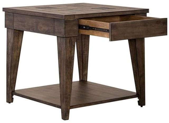 Liberty Furniture Arrowcreek Weathered Stone End Table 1