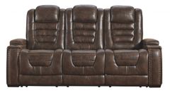 Signature Design by Ashley® Game Zone Bark Power Reclining Sofa with Adjustable Headrest