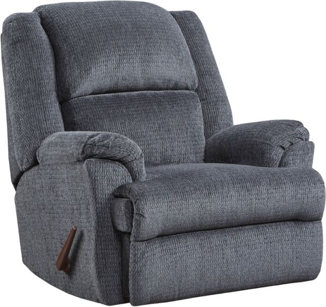 Affordable Furniture Denali Indigo Rocker Recliner | Factory Direct ...