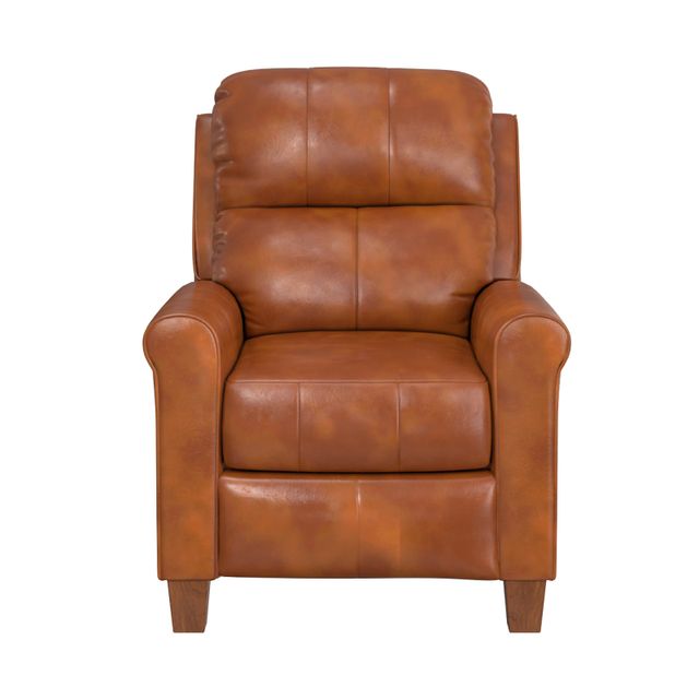 Southern Motion Pep Talk Leather Push Back Recliner-3