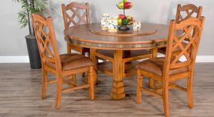 Sunny Designs™ Sedona Rustic 5 Piece Oak Dining Set