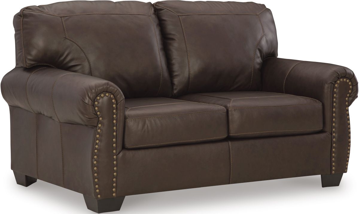 Signature Design By Ashley® Colleton Dark Brown Loveseat | Fischer ...