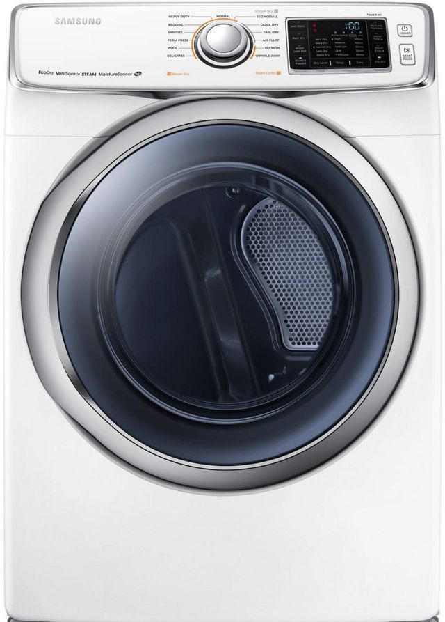 Samsung 6300 Series 7.5 Cu. Ft. White Electric Dryer
