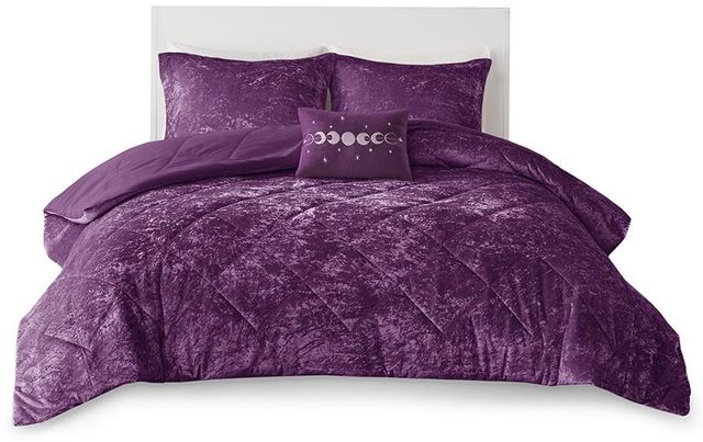 Olliix By Intelligent Design Felicia Purple Twintwin Xl Velvet