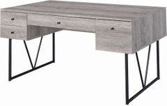 Coaster® Analiese Grey Driftwood Desk