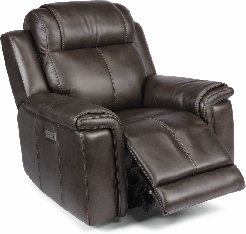 flexsteel dakota power recliner with power headrest lumbar