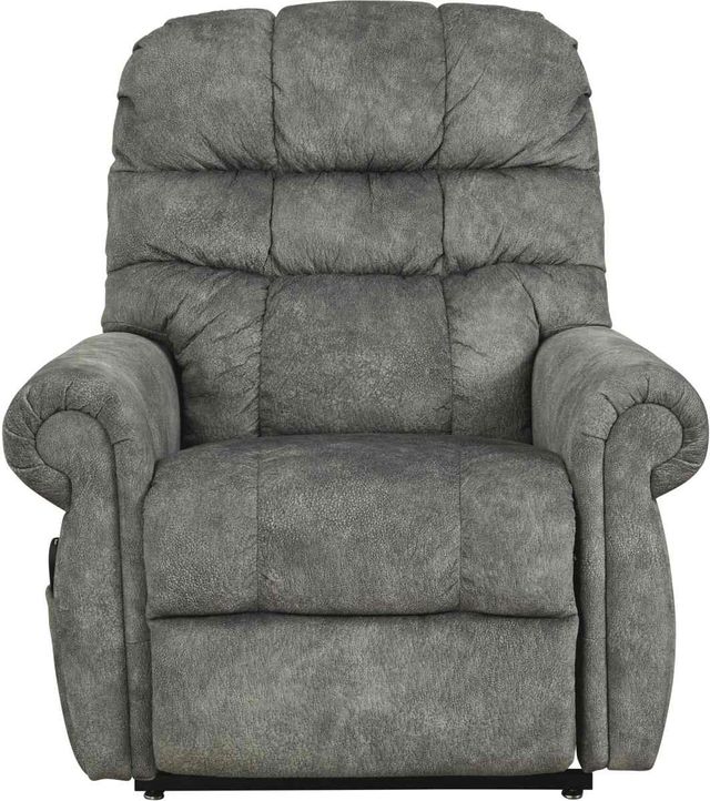 Signature Design by Ashley® Mopton Chocolate Power Lift Recliner 0