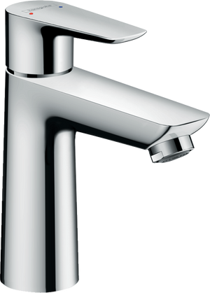Hansgrohe Talis E Chrome Single-Hole Faucet 110 with Pop-Up Drain, 1.2 GPM