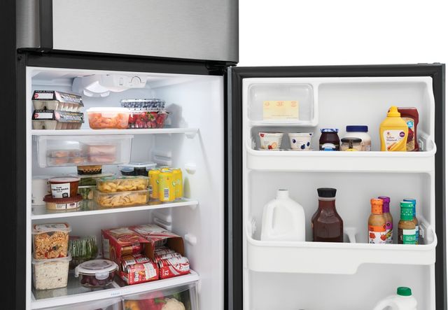 Frigidaire® 20.5 Cu. Ft. Stainless Steel Top Freezer Refrigerator 6