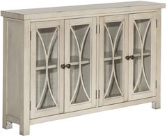 Hillsdale Furniture Bayside Antique White Cabinet