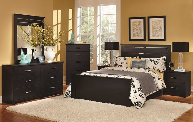 Perdue Woodworks Silhoutte Black Bed 1