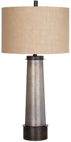 Crestview Collection Rhodes Bronze Table Lamp with Nightlight