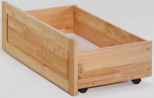 Night & Day Furniture™ Cinnamon Set of 2 Natural King Rolling Storage Drawers