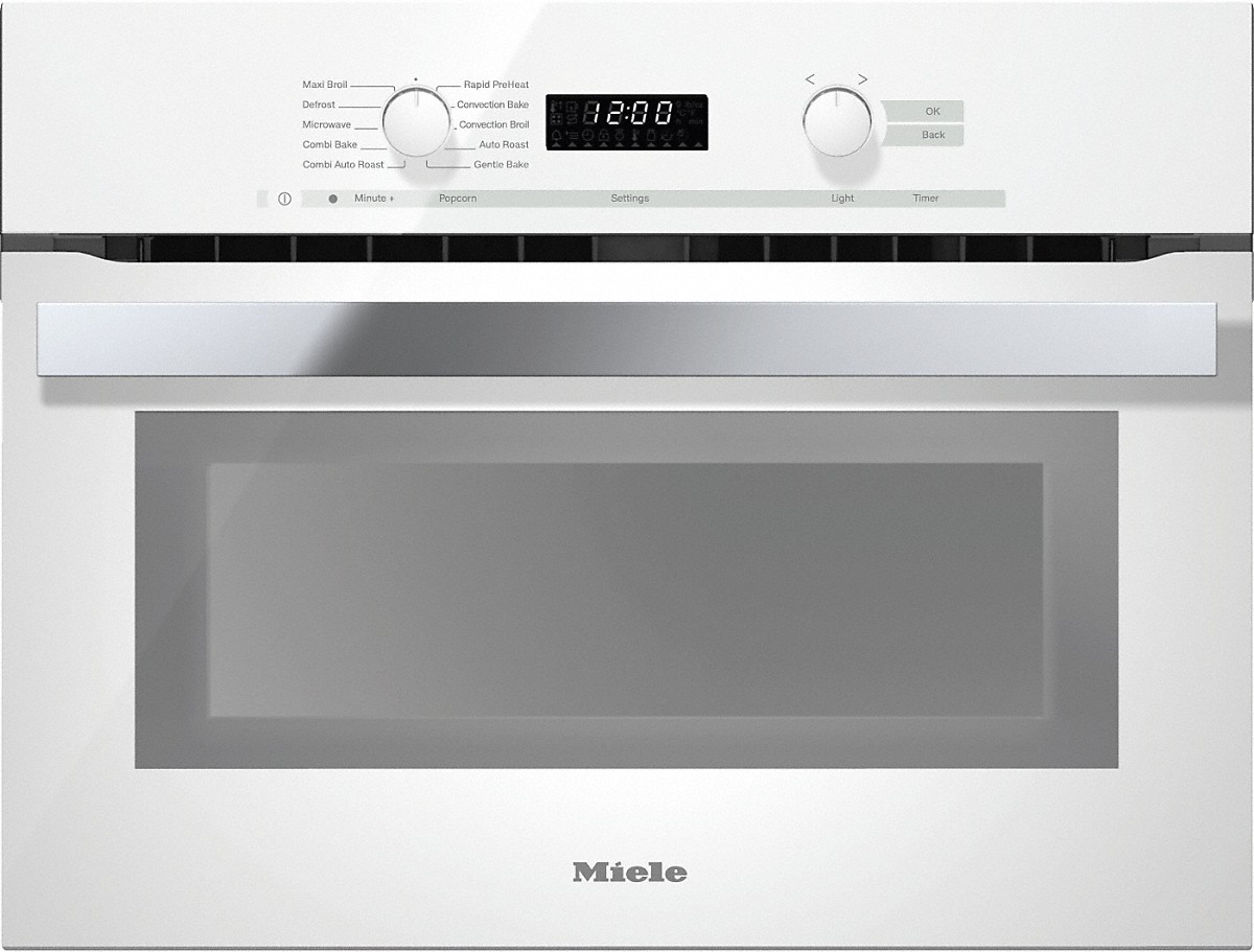 Miele 24" Brilliant White Electric Built in Wall Oven