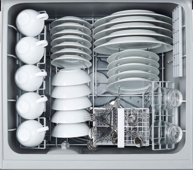 Fisher & Paykel Series 7 23.56" White Double DishDrawer™ Dishwasher-1