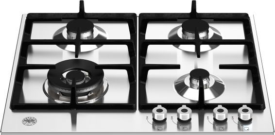 Bertazzoni Professional Series 24" Stainless Steel Front Control Natural Gas Cooktop