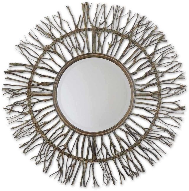 Uttermost® Josiah Light Gray Woven Mirror-0