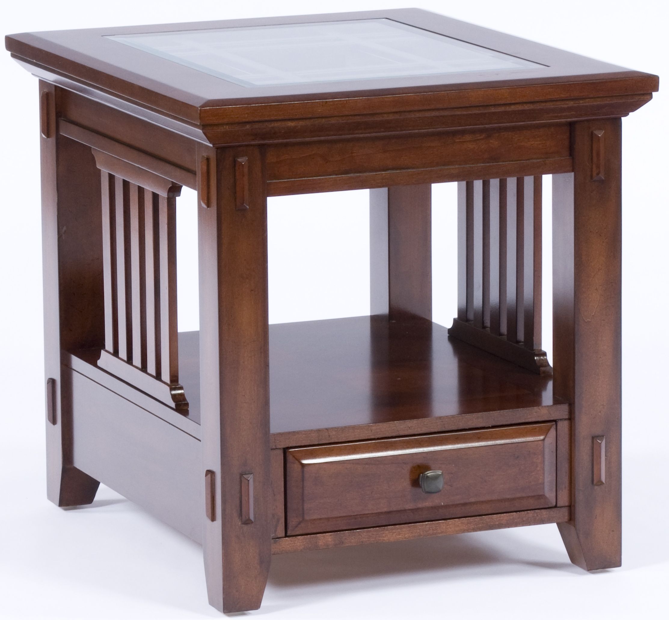 broyhill cherry end tables