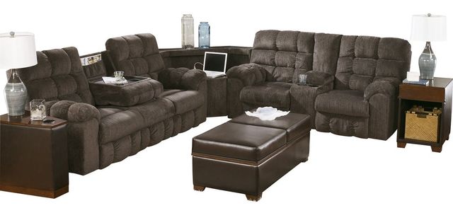 Signature Design by Ashley® Acieona Slate 3-Piece Reclining Sectional-1