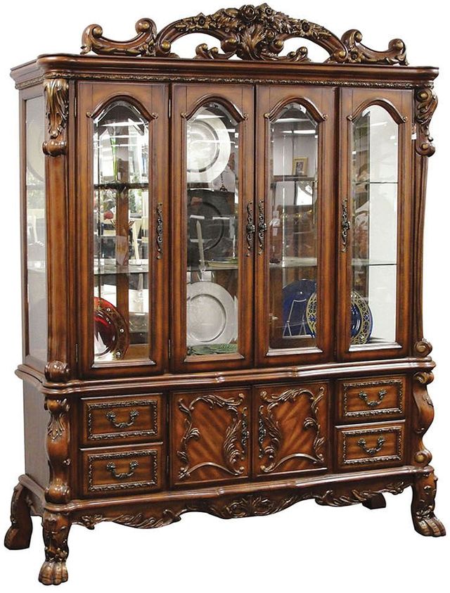 ACME Furniture Dresden Brown Hutch and Buffet