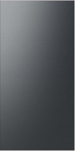 Samsung Bespoke 18" Matte Black Steel French Door Refrigerator Top Panel