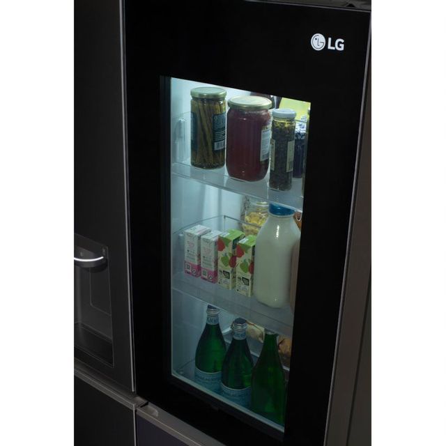 LG 23.0 Cu. Ft. Black Stainless Steel Counter Depth Side By Side Refrigerator 9