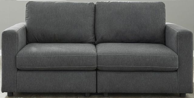 Signature Design by Ashley® Candela Charcoal 2-Piece Sectional-1