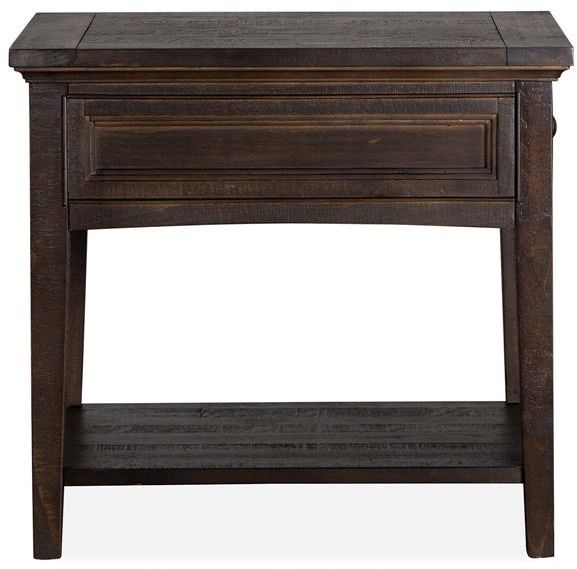 Magnussen Home® Westley Falls Graphite End Table 3