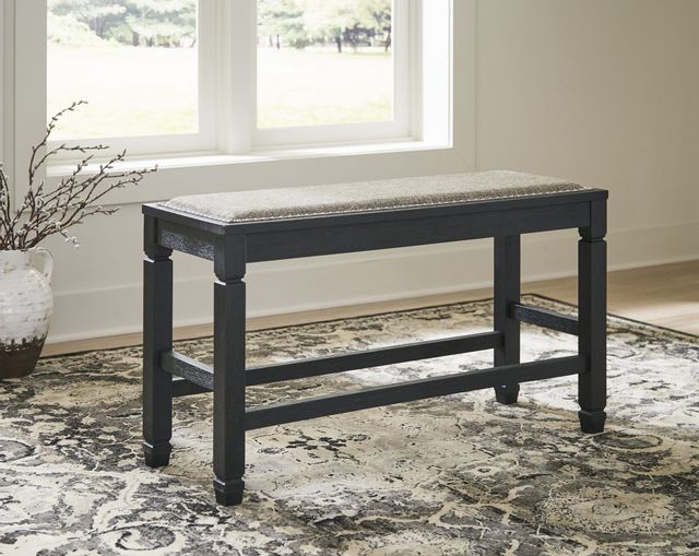 Signature Design by Ashley® Tyler Creek Antique Black Counter Height Dining Room Bench 6