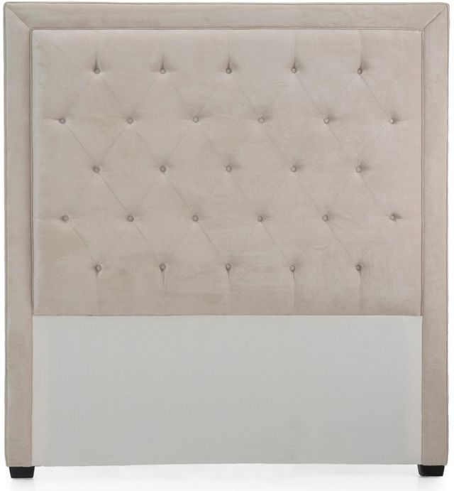 Decor-Rest® Furniture LTD 55 Beige Fabric Queen Headboard and Base 0