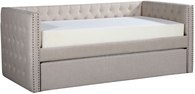 Crown Mark Trina Ivory Daybed-0