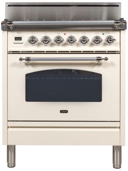 free standing white cooker