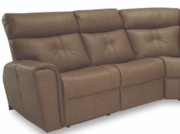 Sectionnel inclinable motorisé Acacia en tissu brun Palliser Furniture® 1