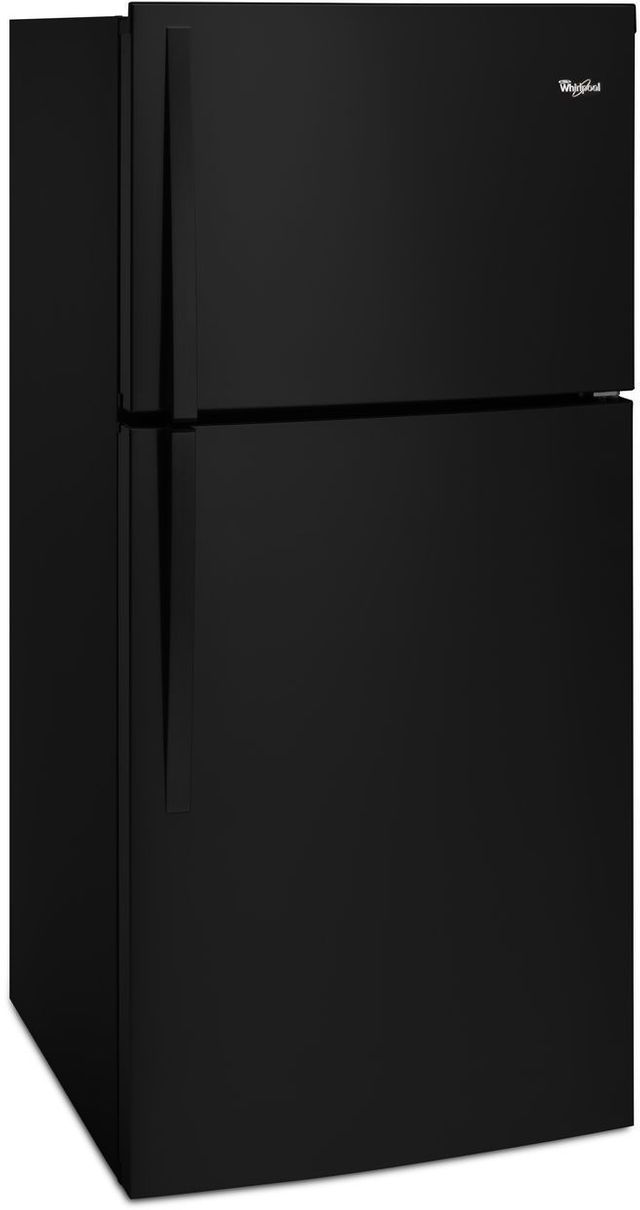 Whirlpool® 19.1 Cu. Ft. Black Top Freezer Refrigerator 1