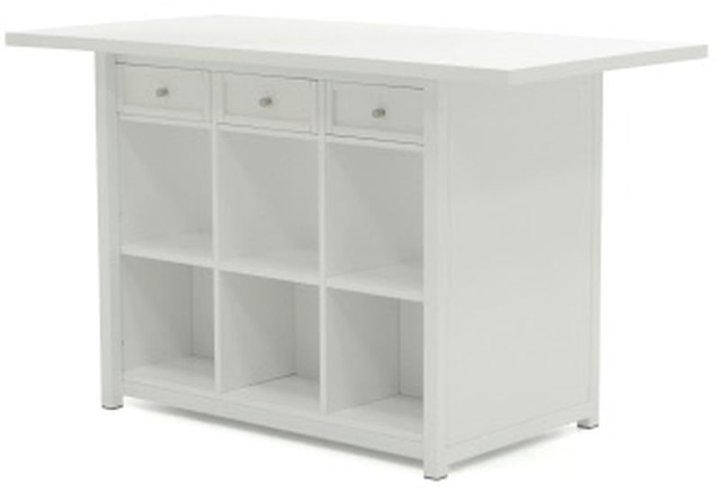 sauder craft pro work table in laminate white