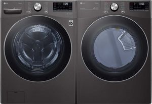 LG Smart ThinQ Front Load Washer Electric Dryer Pair with TurboWash360 And TurboSteam