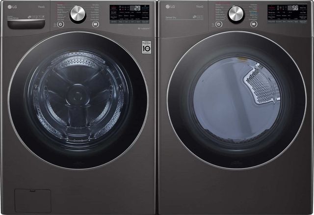 LG Smart ThinQ Front Load Washer Electric Dryer Pair with TurboWash360 And TurboSteam-0